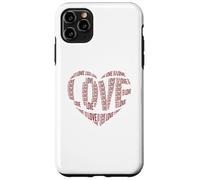 Cuore d'amore per ragazze e donne carino San Valentino Custodia per iPhone 11 Pro Max