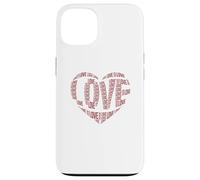 Cuore d'amore per ragazze e donne carino San Valentino Custodia per iPhone 13