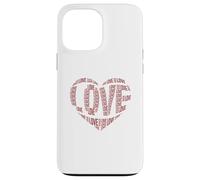Cuore d'amore per ragazze e donne carino San Valentino Custodia per iPhone 13 Pro Max