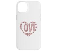 Cuore d'amore per ragazze e donne carino San Valentino Custodia per iPhone 14 Plus