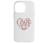 Cuore d'amore per ragazze e donne carino San Valentino Custodia per iPhone 14 Pro Max