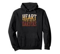 Cuore dei Dakotas Black Hills South Dakota Identita Felpa con Cappuccio