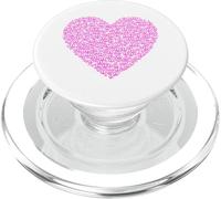 Cuore dei segni della pace rosa PopSockets PopGrip per MagSafe