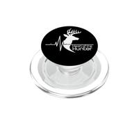 Cuore Del Cacciatore Battito Cuore Toro Alce Caccia Detto Slogan PopSockets PopGrip per MagSafe