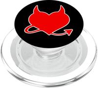 Cuore del diavolo x corna del diavolo PopSockets PopGrip per MagSafe