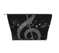 Cuore della nota musicale, Borsa da toilette Borsa per trucco Borsa per cosmetici Borsa da toilette da viaggio portatile