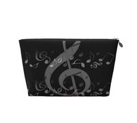 Cuore della nota musicale, Borsa da toilette Borsa per trucco Borsa per cosmetici Borsa da toilette da viaggio portatile