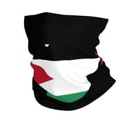 Cuore della Palestina, Bandiera della Palestina Amore Senza Cuciture Ghetta per il Collo Scudo Sciarpa Bandana Avvolgere la Testa Coprire il Viso Sciarpa Maschera Protezione UV Copricapo per Moto Cicl