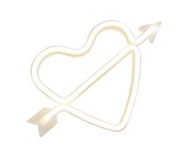 Cuore Dell'insegna Al Neon Di San Luci Decorative Per Interni