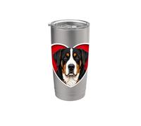 Cuore di cane da montagna svizzero Bicchiere termico in acciaio inox doppia parete