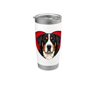 Cuore di cane da montagna svizzero Bicchiere termico in acciaio inox doppia parete