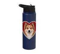 Cuore di cane da pastore islandese Stainless Steel Insulated Water Bottle