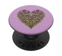 Cuore di cardo Fiore selvatico Bambino PopSockets PopGrip Adesivo
