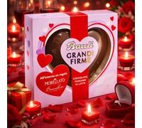 Cuore di Cioccolato al Latte Finissimo 200 g con Sorpresa Preziosa - Confezione Regalo Romantica per San Valentino, Anniversario, Idee Regalo per Lei e Lui
