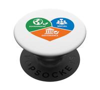 Cuore di Governance Sociale Ambientale ESG PopSockets PopGrip Adesivo