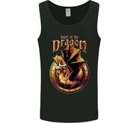 Cuore Di il Drago Fantasia Uomo Canotta Maglia