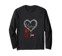 Cuore di Lavanda, Say Yes to Life, (Art) elier Stampa Elke-Design Maglia a Manica