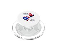 Cuore di Porto Rico e Cuba, due ali dello stesso uccello PopSockets PopGrip per MagSafe