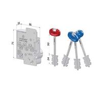 Cuore di Ricambio Doppia Mappa per Porte Blindate 25S Dx (25SXDZBXXXXXS56)