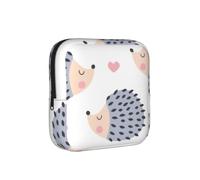 Cuore di riccio kawaii, Borsa porta assorbenti, borse per il ciclo, borse per tamponi per donne e ragazze adolescenti