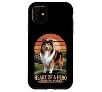 Cuore di un eroe - Rough Collie Spirit Vintage Design Custodia per iPhone 11