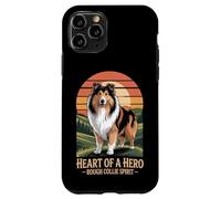 Cuore di un eroe - Rough Collie Spirit Vintage Design Custodia per iPhone 11 Pro