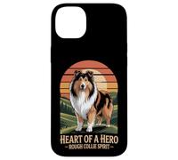 Cuore di un eroe - Rough Collie Spirit Vintage Design Custodia per iPhone 14 Plus
