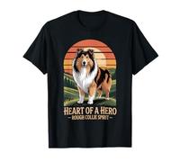 Cuore di un eroe - Rough Collie Spirit Vintage Design Maglietta