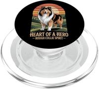 Cuore di un eroe - Rough Collie Spirit Vintage Design PopSockets PopGrip per MagSafe