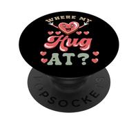 Cuore divertente Dove il mio abbraccio a Sarcastic Love PopSockets PopGrip Adesivo