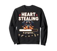 Cuore Doberman Pinscher Dog divertente regalo Doberman cucciolo Felpa