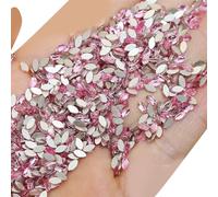 Cuore farfalla cristallo fondo piatto arte strass Art Decor