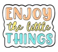 Cuore fiore smalto Pin: Sonno & Piccole cose, Klein, Metallo non prezioso