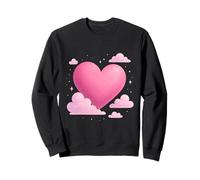 Cuore fluttuante dell'amore Sognante Felpa