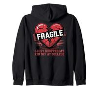 Cuore Fragile Ho Appena Lasciato Mio Figlio al College Felpa con Cappuccio