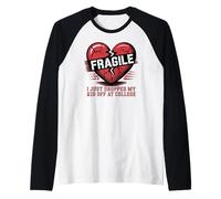 Cuore Fragile Ho Appena Lasciato Mio Figlio al College Maglia con Maniche Raglan