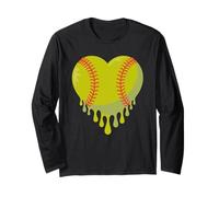 Cuore Fuso Forma Mazza da Baseball Maglia a Manica