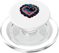 Cuore Galassia Cratere Amore Cosmico Pianeta Cielo Romantico PopSockets PopGrip per MagSafe