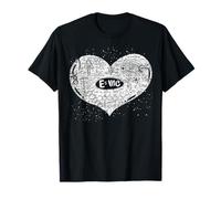 Cuore Idea Regalo Per Fisico Nerd Scienza Naturale Fisica Maglietta