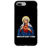Cuore Immacolato Di Maria Mariana Cattolica Custodia per iPhone 7 Plus/8 Plus