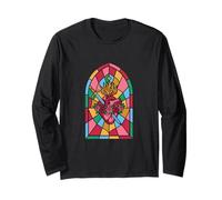 Cuore Immacolato di Maria Mariana Cattolica Maglia a Manica