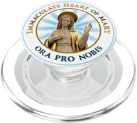 Cuore Immacolato di Maria Ora Pro Nobis PopSockets PopGrip per MagSafe