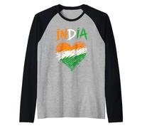 Cuore India Maglia con Maniche Raglan