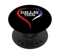 Cuore intorno a Dallas, Texas | Amo Dallas Texas PopSockets PopGrip Adesivo