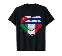 Cuore italiano cubano Maglietta