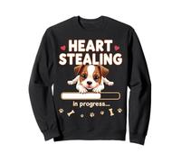 Cuore Jack Russell Terrier Dog divertente regalo Jack Russell cucciolo Felpa
