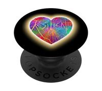 Cuore Kintsugi arcobaleno resiliente PopSockets PopGrip Adesivo