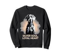 Cuore Leale Silver Soul | Elegante Cane Weimaraner Felpa