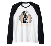 Cuore Leale Silver Soul | Elegante Cane Weimaraner Maglia con Maniche Raglan