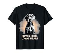 Cuore Leale Silver Soul | Elegante Cane Weimaraner Maglietta